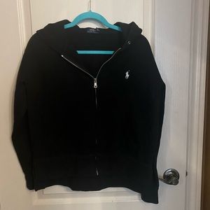 Polo black zip up🖤